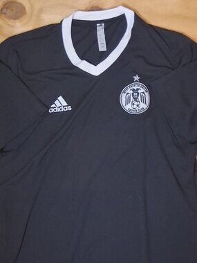 Adidas West Chester United Soccer Club Black Athletic Shirt Size L